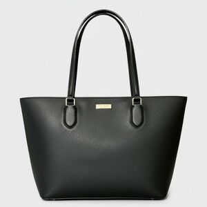 Kate Spade Laurel Way Medium Dally Saffiano Leather Tote Navy Blue